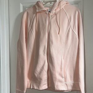 All in‎ Motion Pink Long Sleeve Zip-Up Hoodie